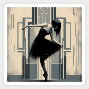 1920s Ballerina Sticker